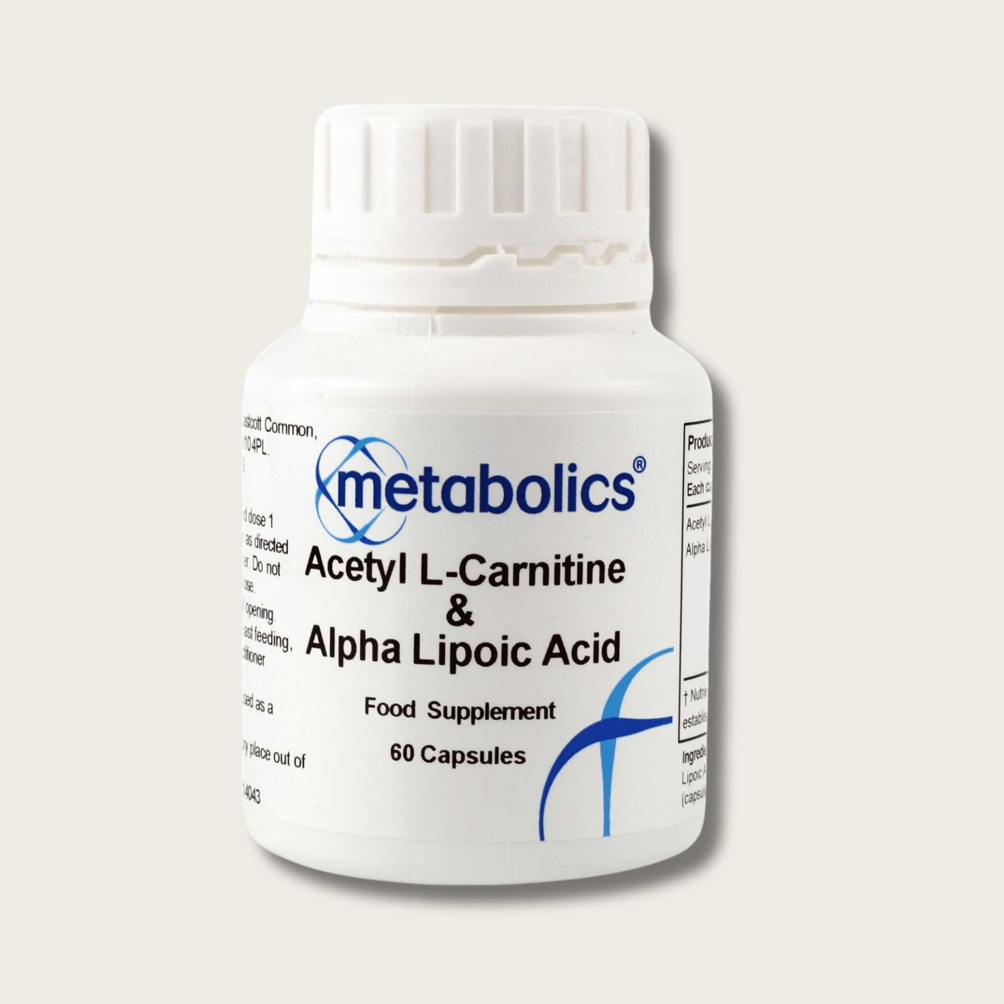 Acetyl L-Carnitine & Alpha Lipoic Acid |Metabolics Acetyl L-Carnitine & Alpha Lipoic Acid |Metabolics
