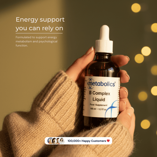 Fast - Absorbing, High - Strength B Complex Liquid – Supports Energy, Mood, Skin & Cognitive Function - Metabolics
