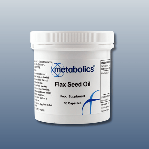 Flax Seed Oil - 90 soft gel capsules - Metabolics