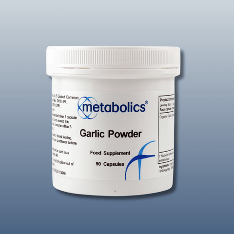 Garlic Powder - 90 capsules - Metabolics