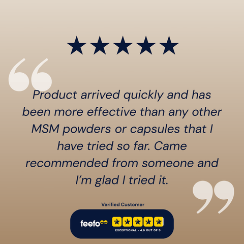 MSM liquid 100ml | Pure Methyl Sulphonyl Methane - Metabolics