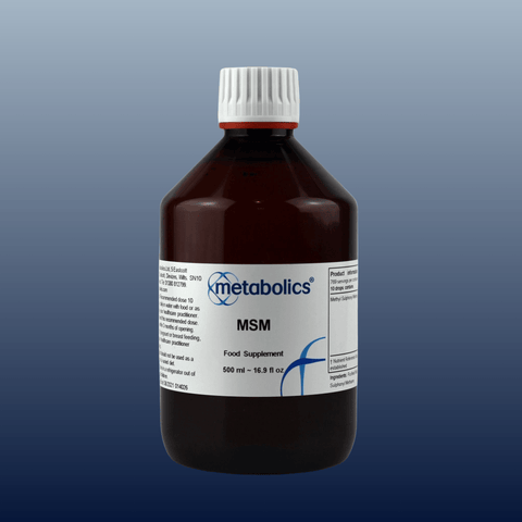 MSM liquid 100ml | Pure Methyl Sulphonyl Methane - Metabolics