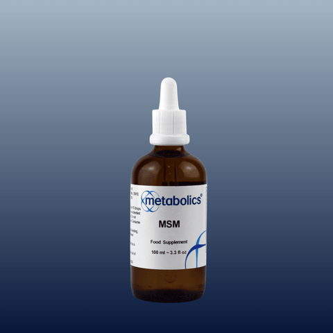 MSM liquid 100ml | Pure Methyl Sulphonyl Methane - Metabolics