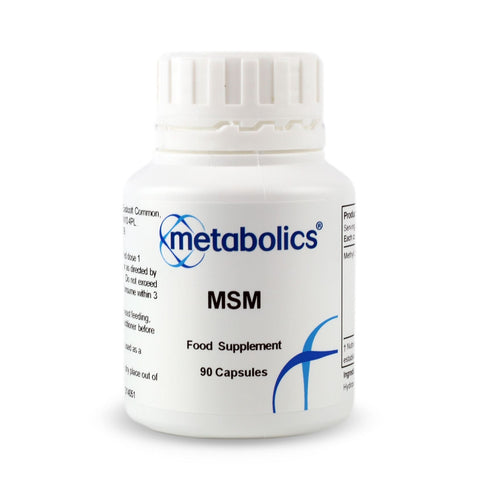 MSM capsules bottle | Metabolics