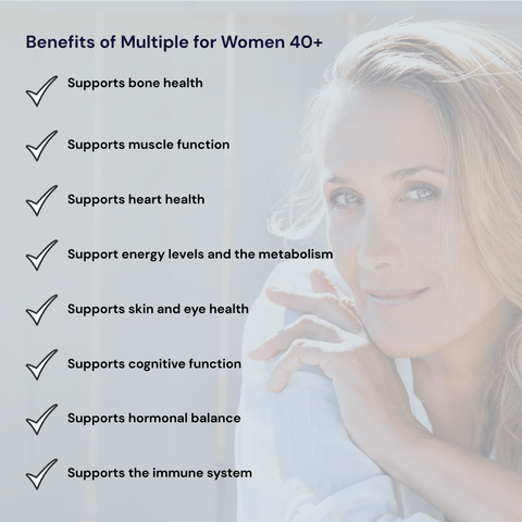 Multiple for Women 40 + (Pot Of 150 Capsules) - Metabolics