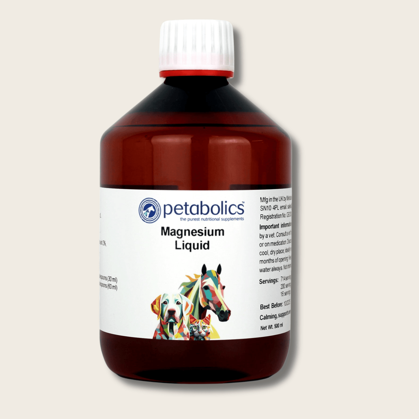Petabolics Magnesium Liquid - Metabolics