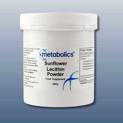 Sunflower Lecithin Powder - 200g - Metabolics