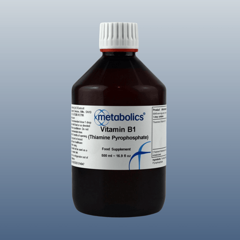 Vitamin B1 Thiamine Pyrophosphate Liquid | Active B1 for Energy & Heart Health - Metabolics