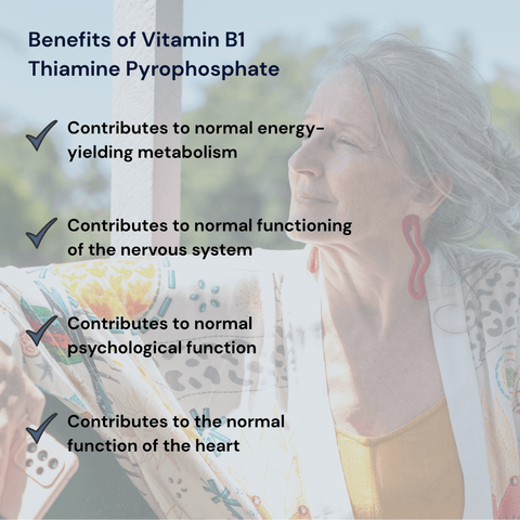 Vitamin B1 Thiamine Pyrophosphate Liquid | Active B1 for Energy & Heart Health - Metabolics