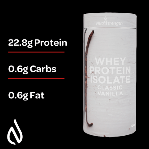 Whey Protein Isolate Classic Vanilla | Nutristrength - Metabolics