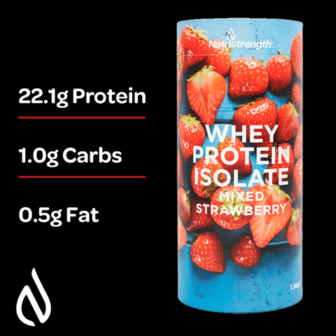Whey Protein Isolate Mixed Strawberry | Nutristrength - Metabolics