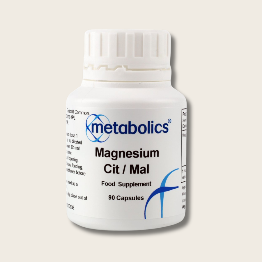 Magnesium Citrate Malate Capsules | Highly Absorbable Magnesium for Energy & Digestion-Metabolics Ltd