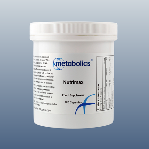 Nutrimax - 180 Capsules | Metabolics