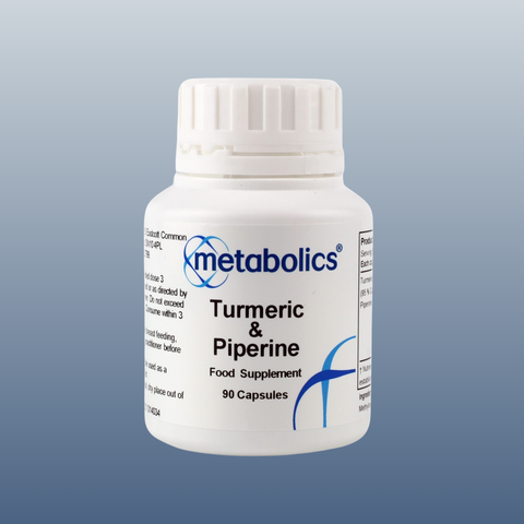 Tumeric & Piperine - 90 capsules | Metabolics