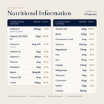 Antenatal Formula -180 capsules - Metabolics