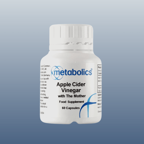 Apple Cider Vinegar with The Mother - 60 Capsules - Metabolics