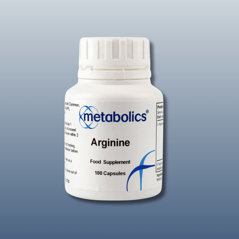 Arginine - 100 capsules - Metabolics