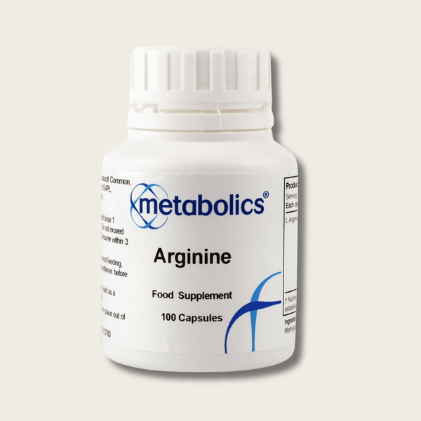 Arginine - 100 capsules - Metabolics