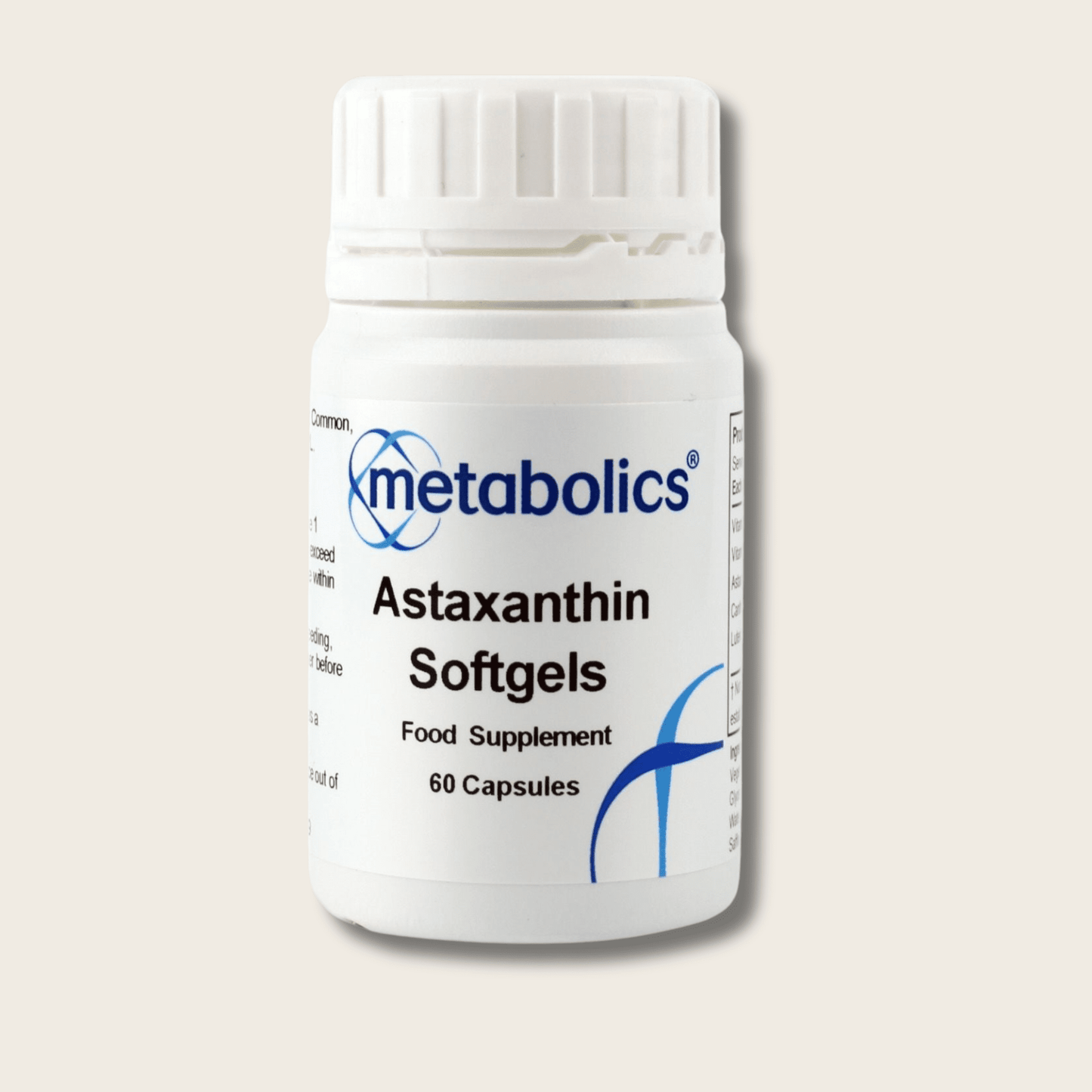 Astaxanthin Softgels - 60 Capsules - Metabolics
