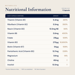 B Complex Capsules | High Strength Vitamin B Supplement for Energy & Metabolism - Metabolics