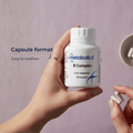 B Complex Capsules | High Strength Vitamin B Supplement for Energy & Metabolism - Metabolics