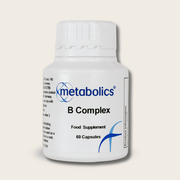 B Complex Capsules | High Strength Vitamin B Supplement for Energy & Metabolism - Metabolics