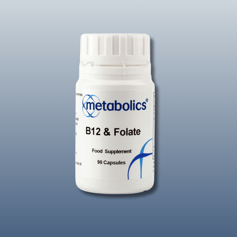 B12 and Folate - 90 Capsules - Metabolics