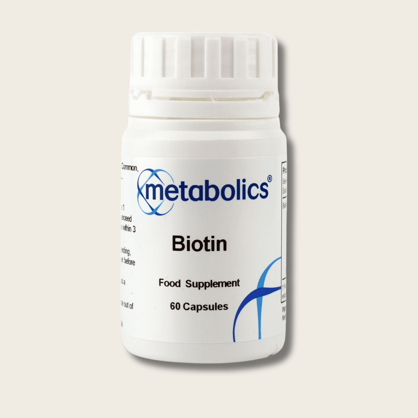 Biotin - 60 capsules - Metabolics