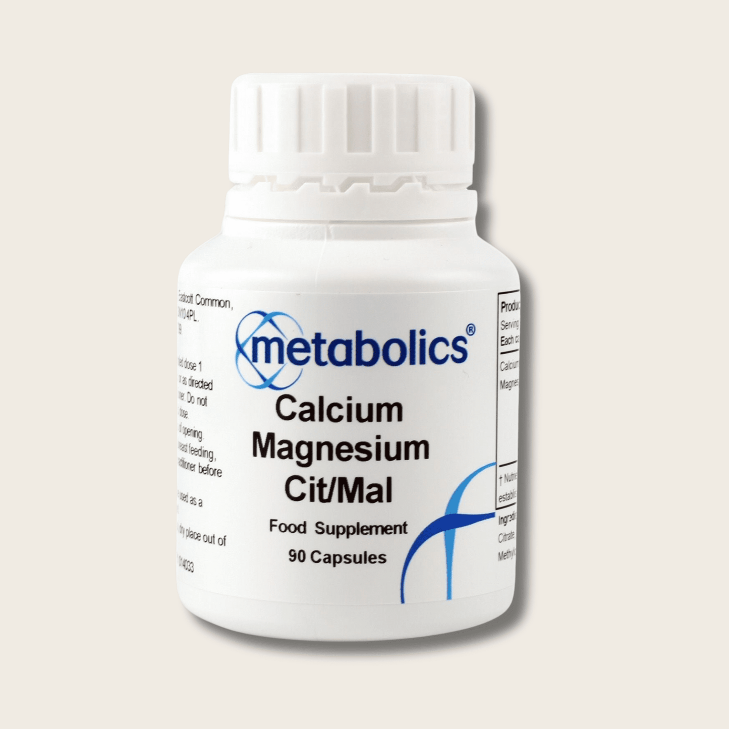 Calcium Magnesium Citrate Malate - 90 Capsules - Metabolics