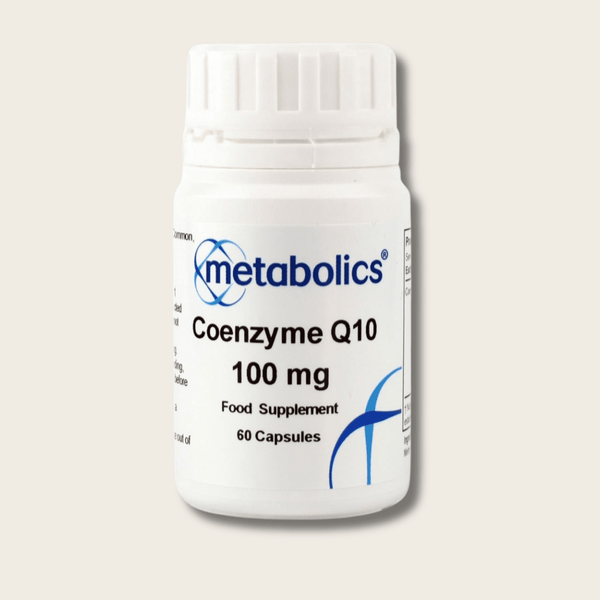 Co - Enzyme Q10 100mg Capsules | Antioxidant Support for Heart & Energy - Metabolics