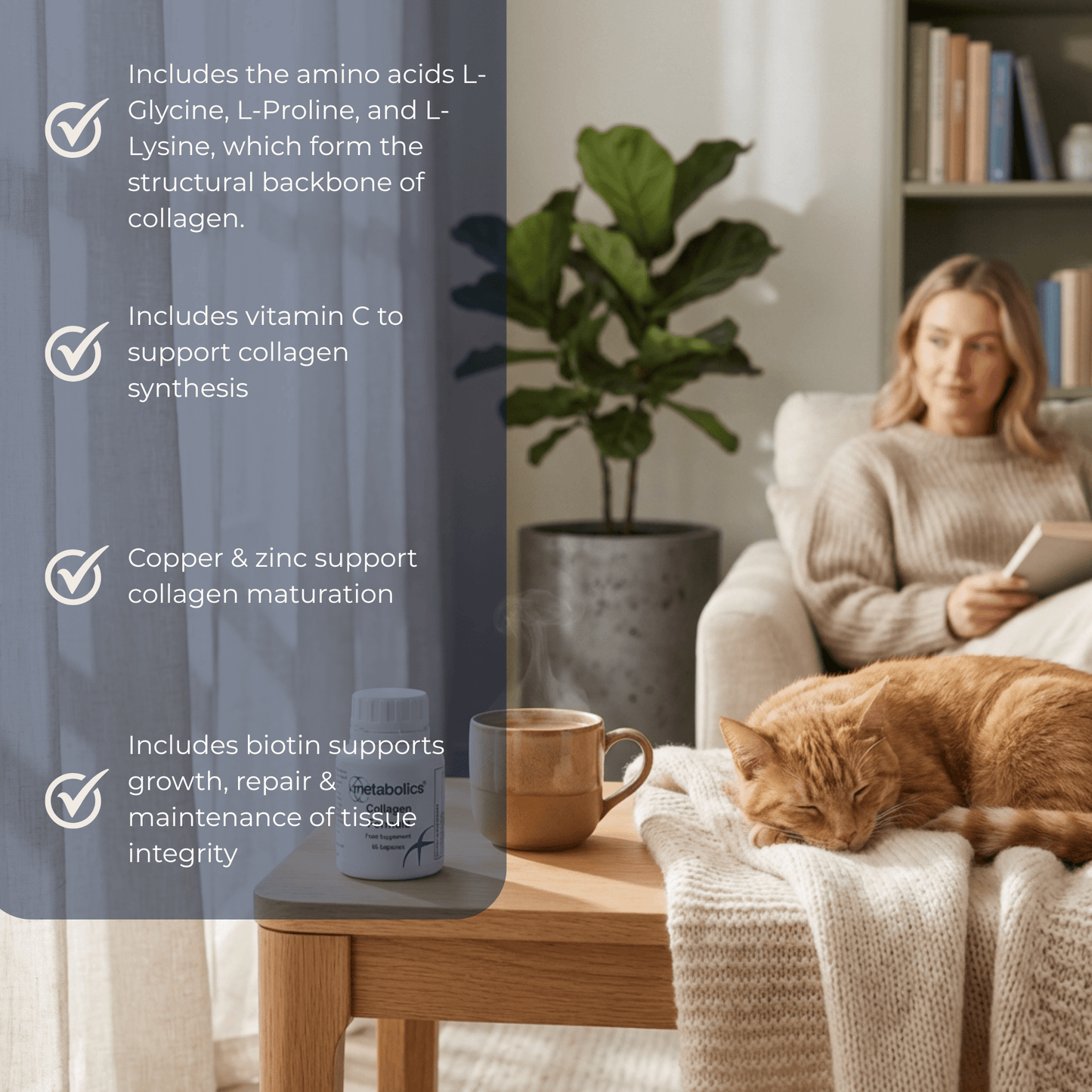 Collagen Formula - 60 Capsules - Metabolics