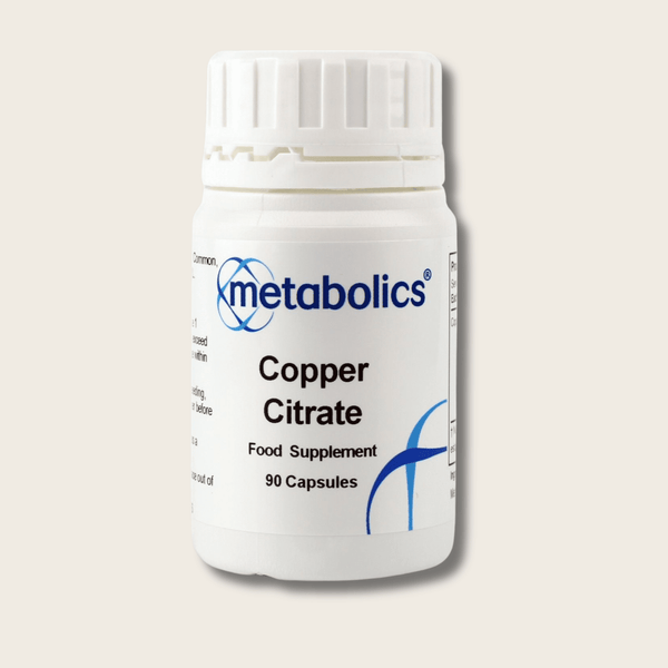Copper Citrate - 90 Capsules - Metabolics