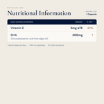 DHA - 60 soft gel capsules - Metabolics