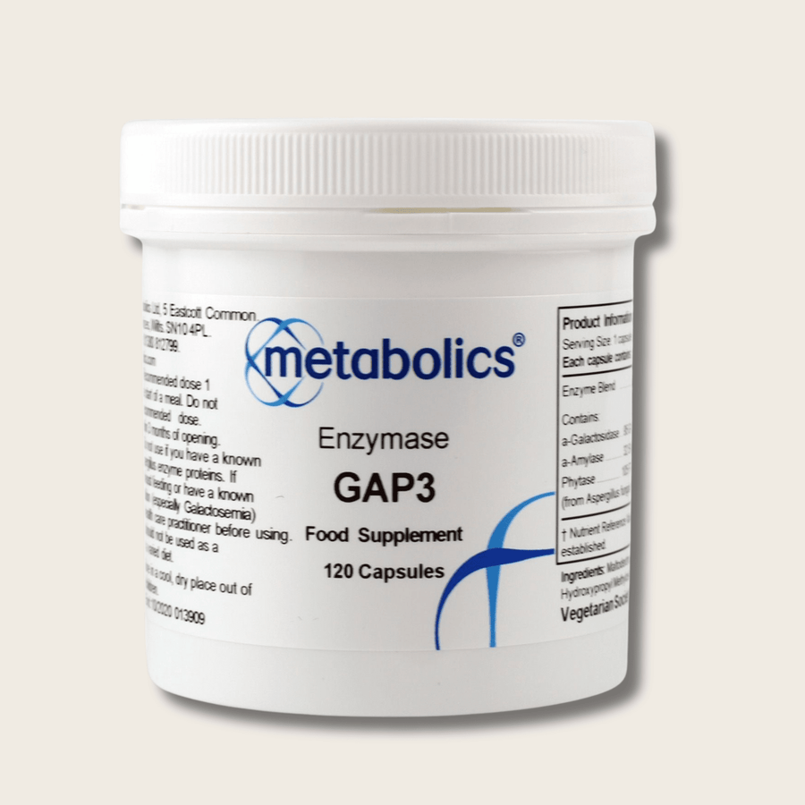 Enzymase GAP3 - 120 Capsules - Metabolics