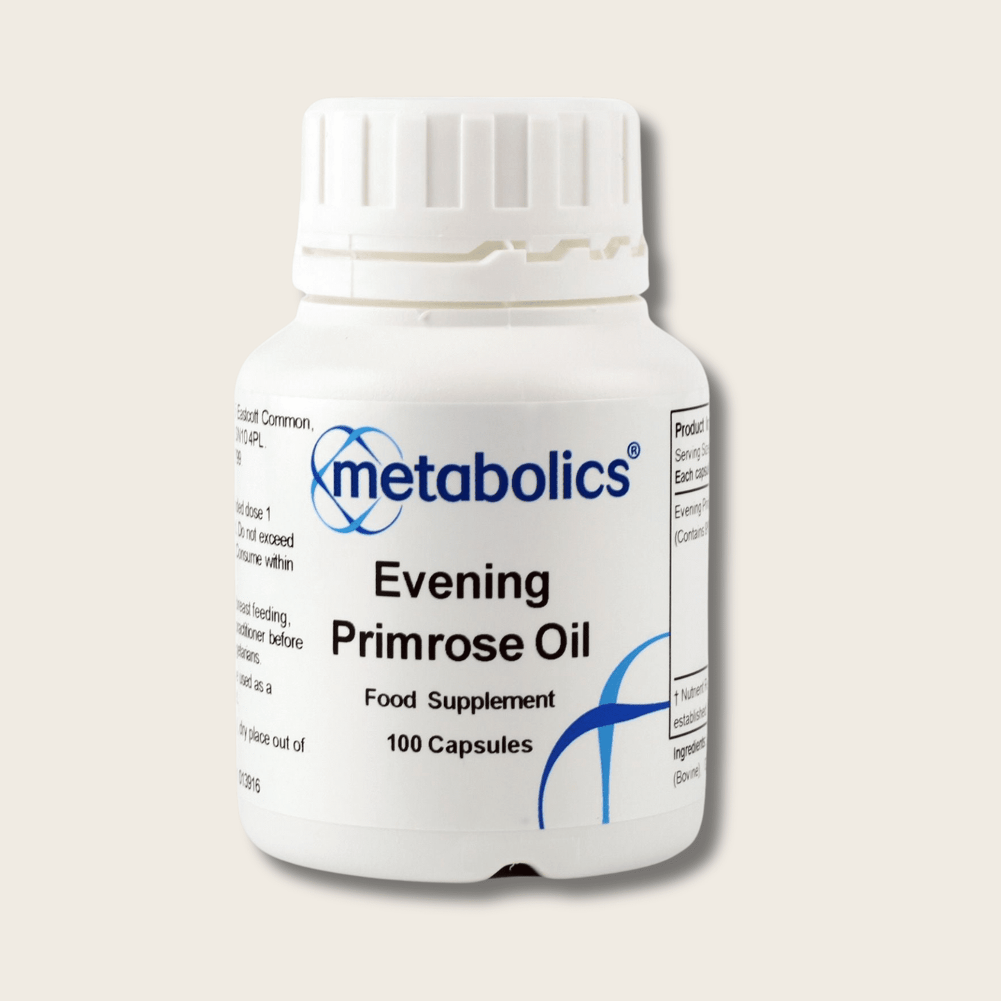 Evening Primrose Oil - 100 capsules - Metabolics