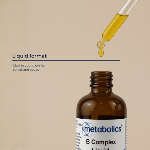 Fast - Absorbing, High - Strength B Complex Liquid – Supports Energy, Mood, Skin & Cognitive Function - Metabolics