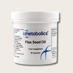 Flax Seed Oil - 90 soft gel capsules - Metabolics