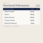 Green Superfood and Amino Complex, 5 Ingredients | Green Support Formula | 120 Capsules - Metabolics