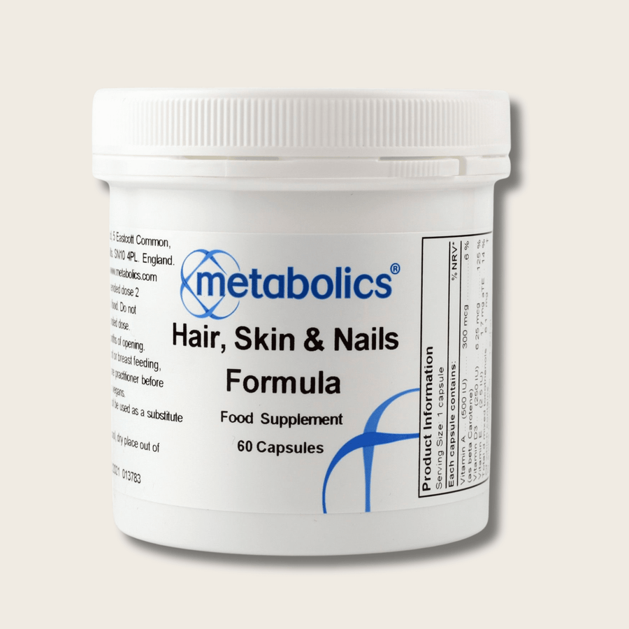 Hair, Skin and Nails Support - 60 Capsules - Metabolics
