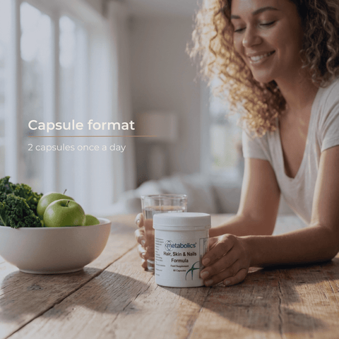 Hair, Skin and Nails Support - 60 Capsules - Metabolics