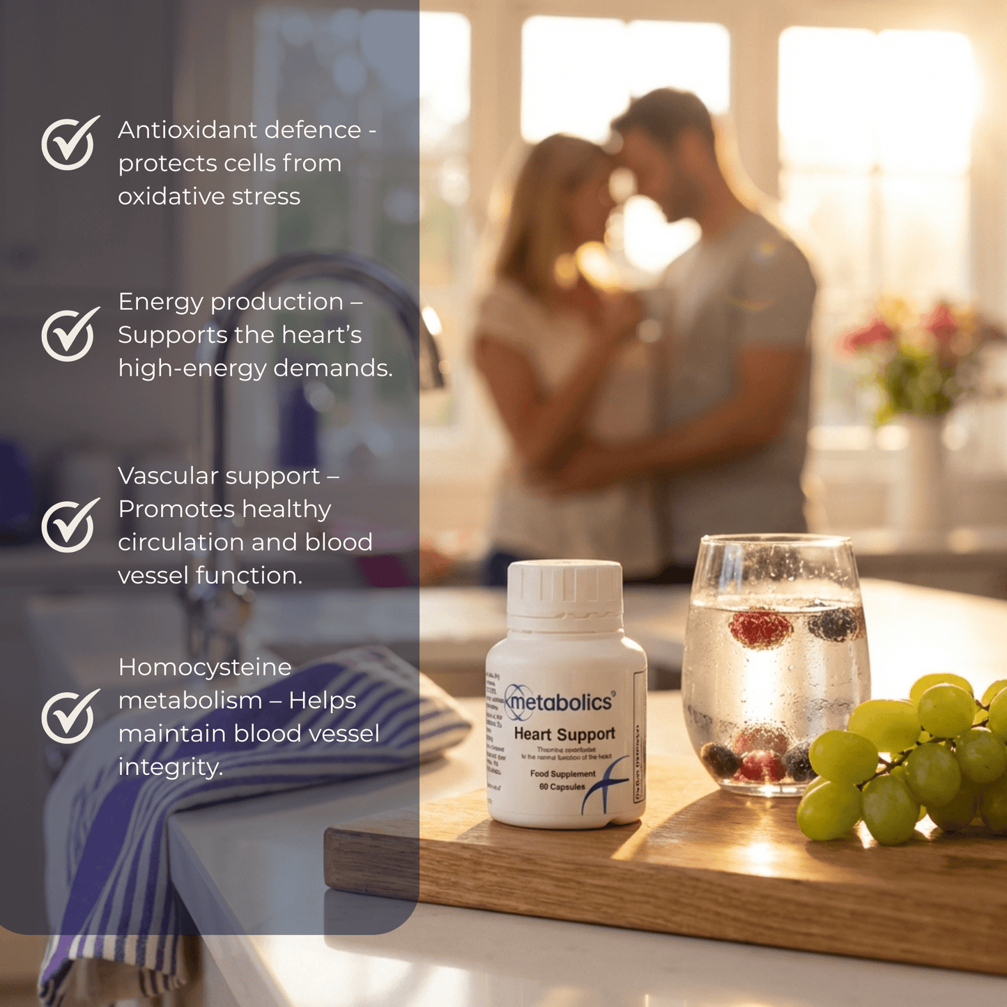 Heart Support Formula - 60 Capsules - Metabolics