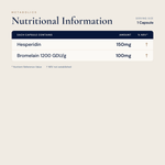 Hesperidin - 60 Capsules - Metabolics