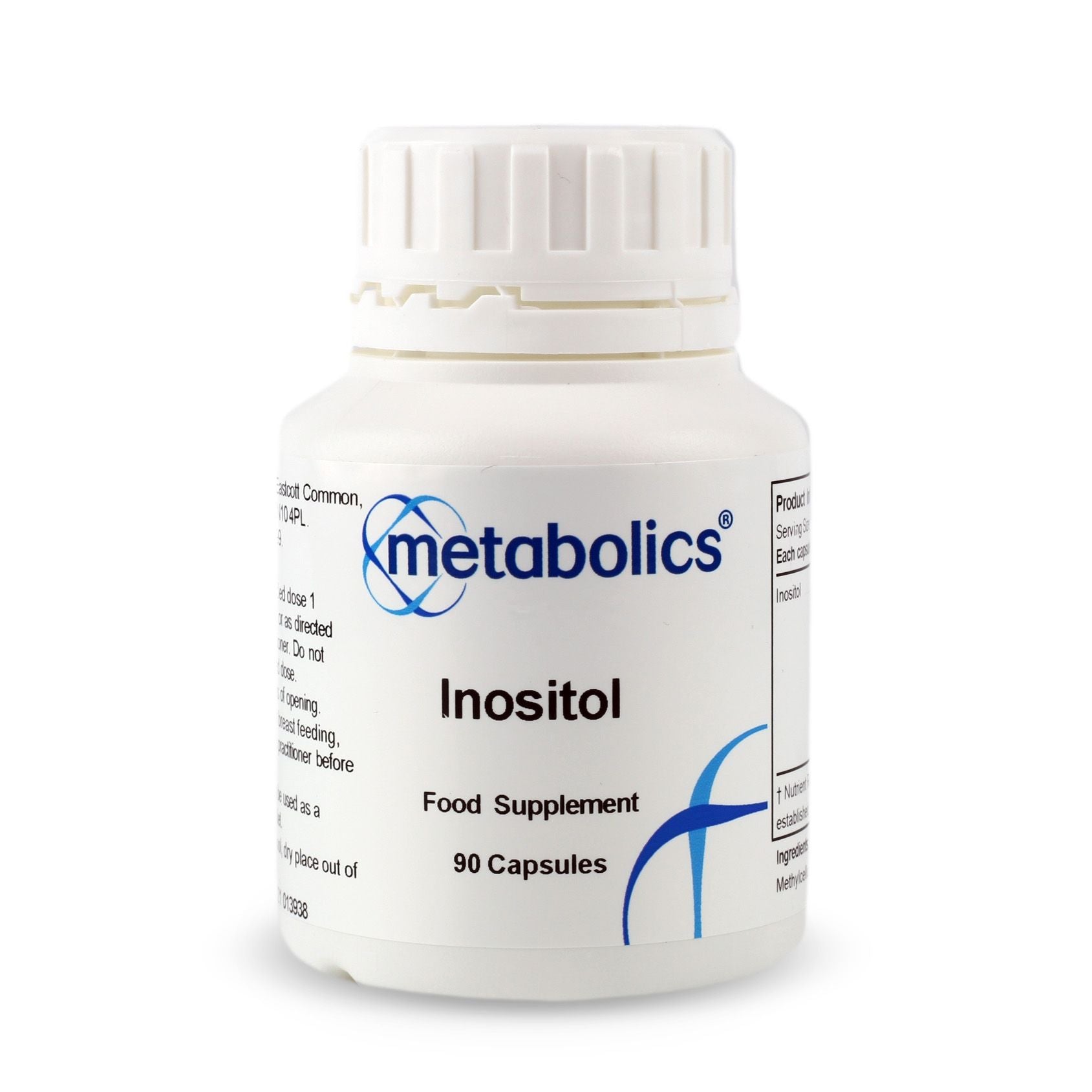 Inositol (Myoinositol) (Pot Of 90 Capsules) | Metabolics