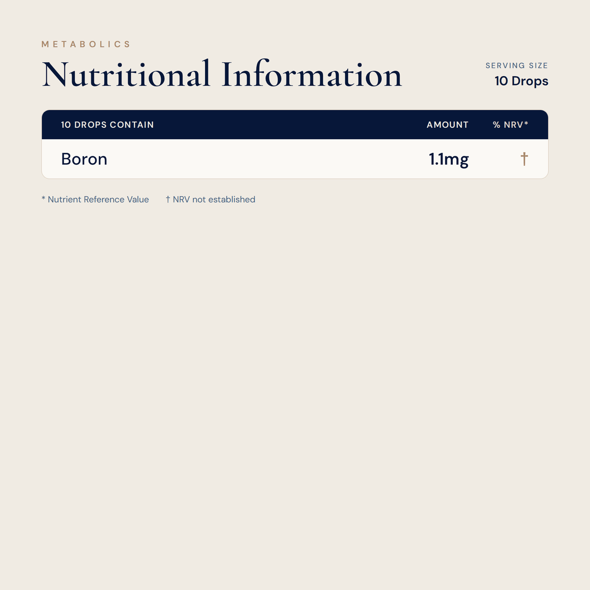 Ionic Boron XS Liquid - Metabolics