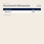 Ionic Magnesium | Liquid Magnesium Supplement for Energy & Muscle Support - Metabolics