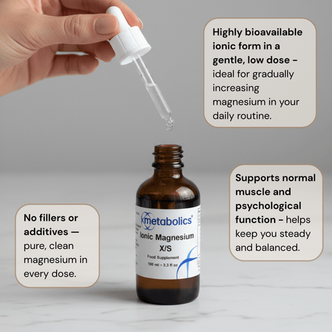 Ionic Magnesium XS | High Absorption Liquid Magnesium Supplement - Metabolics