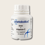 Iron + Vitamin C - 90 Capsules - Metabolics