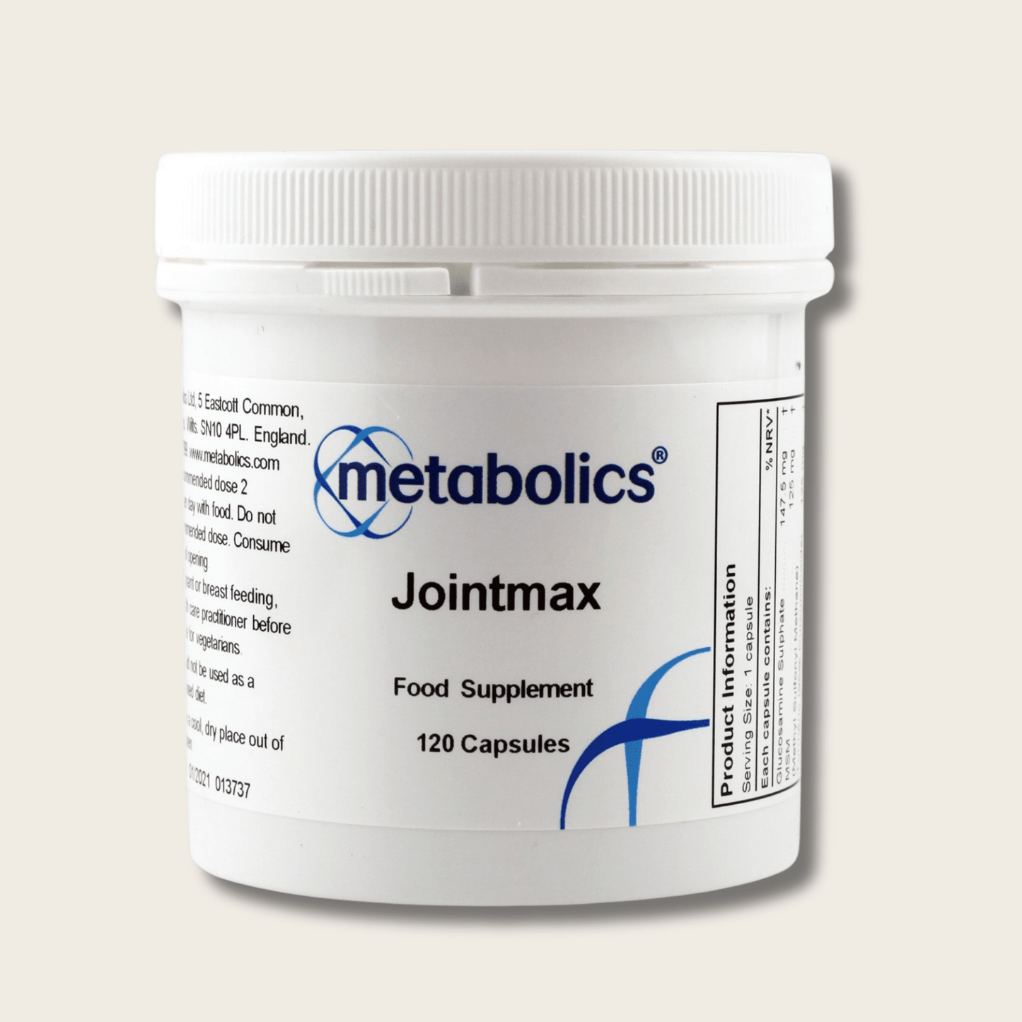 Jointmax - 120 Capsules - Metabolics