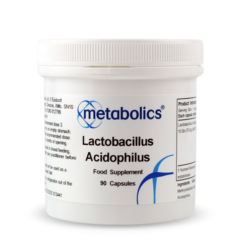Lactobacillus Acidophilus (Pot of 90 capsules) - Metabolics