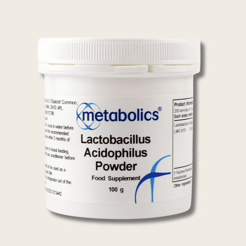 Lactobacillus Acidophilus Powder (100g) - Metabolics